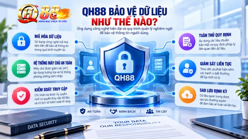 QH88 bảo vệ dữ liệu như thế nào?